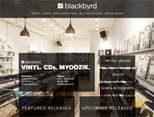 Tablet Screenshot of blackbyrd.ca